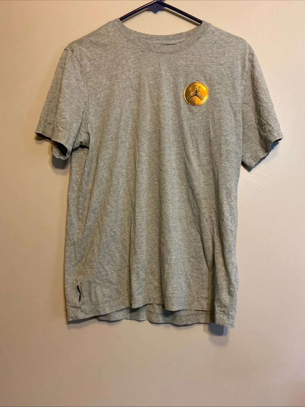 Nike Jordan CW0799 Gray Mens Small‎ AJ13 Legacy 23 Double Sided Graphic T Shirt